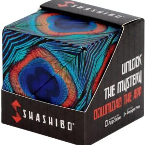SHASHIBO Shape Shifting Box - STEM Magnetic Fidget Cube that Transforms Into Over 70 Shapes, Download Fun in Motion Toys Mobile App (Wings)